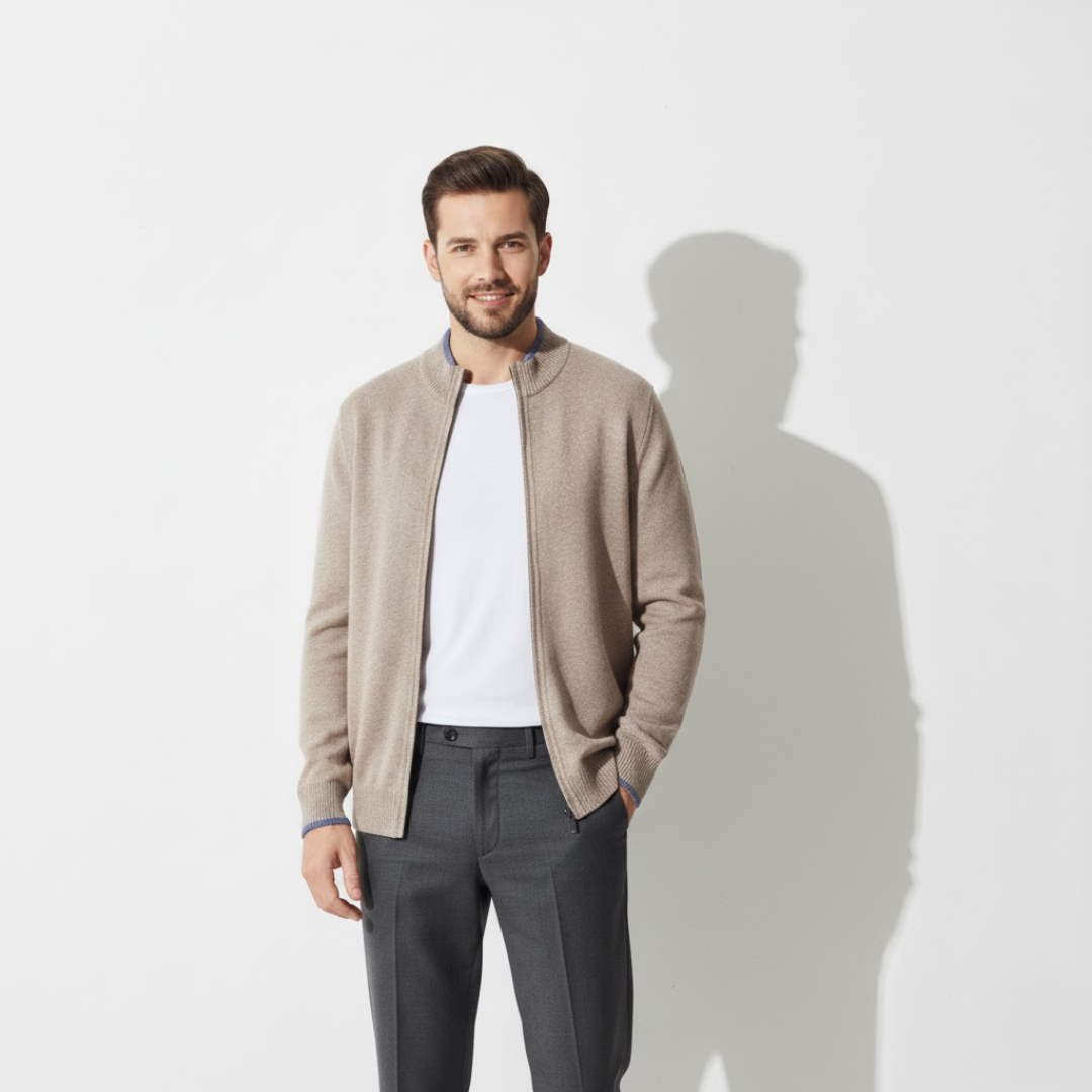 Modavera Cashmere Zip Jacket