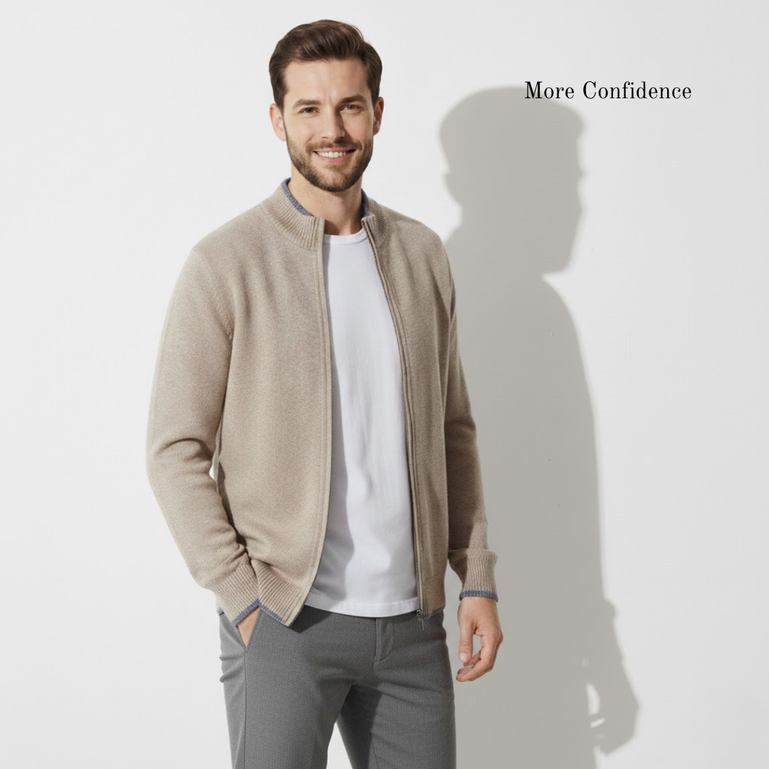 Modavera Cashmere Zip Jacket